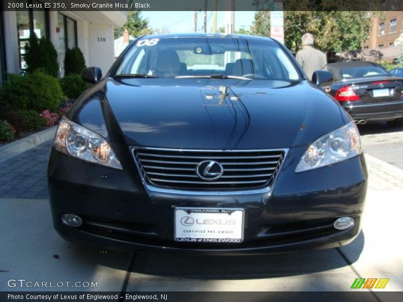 Smoky Granite Mica / Black 2008 Lexus ES 350