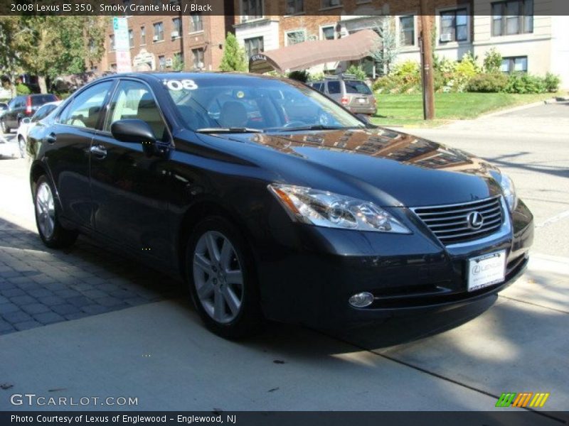 Smoky Granite Mica / Black 2008 Lexus ES 350