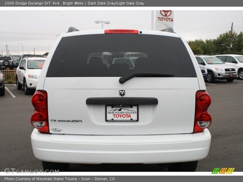 Bright White / Dark Slate Gray/Light Slate Gray 2006 Dodge Durango SXT 4x4