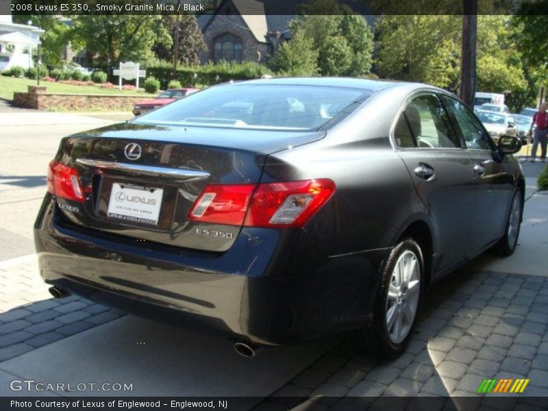 Smoky Granite Mica / Black 2008 Lexus ES 350