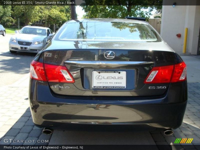 Smoky Granite Mica / Black 2008 Lexus ES 350