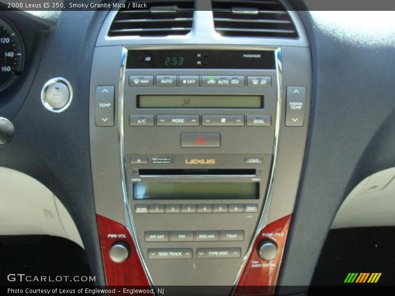 Smoky Granite Mica / Black 2008 Lexus ES 350