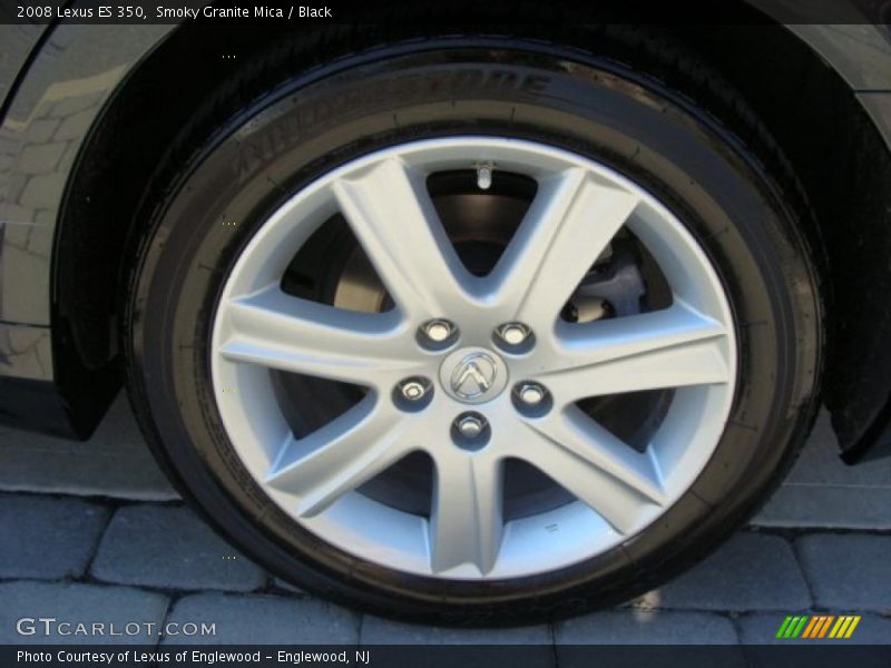 Smoky Granite Mica / Black 2008 Lexus ES 350