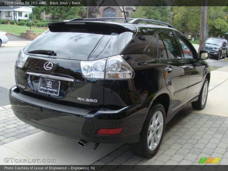 Black Onyx / Black 2008 Lexus RX 350 AWD