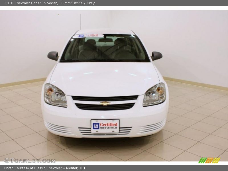 Summit White / Gray 2010 Chevrolet Cobalt LS Sedan