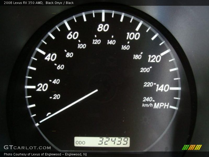 Black Onyx / Black 2008 Lexus RX 350 AWD