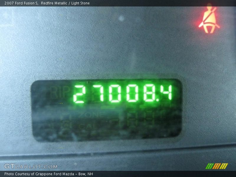 Redfire Metallic / Light Stone 2007 Ford Fusion S