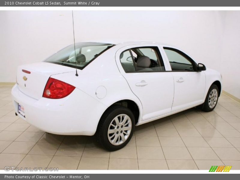 Summit White / Gray 2010 Chevrolet Cobalt LS Sedan