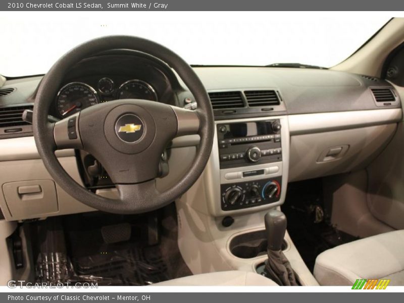 Summit White / Gray 2010 Chevrolet Cobalt LS Sedan