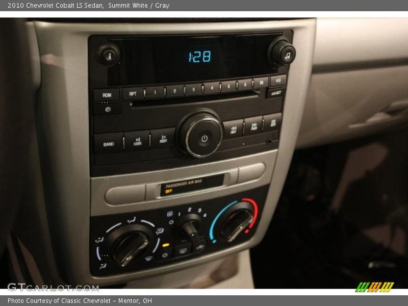 Summit White / Gray 2010 Chevrolet Cobalt LS Sedan