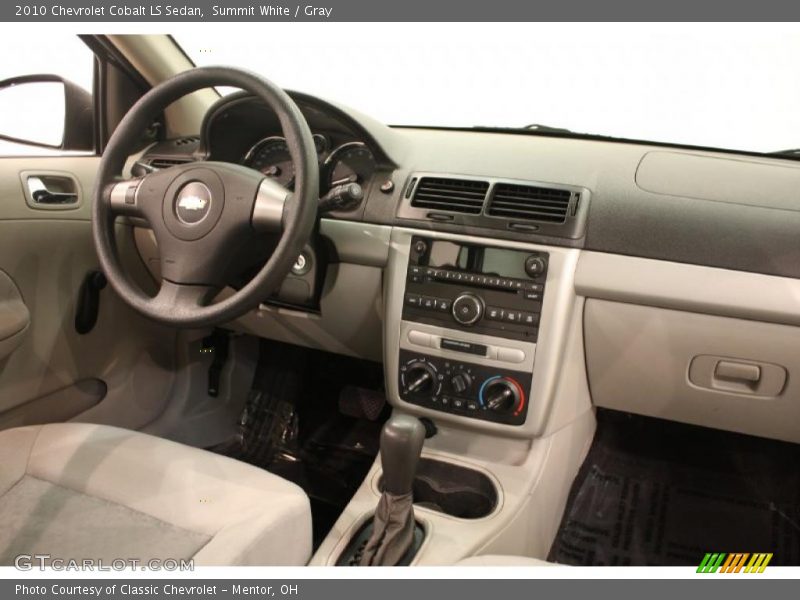 Summit White / Gray 2010 Chevrolet Cobalt LS Sedan