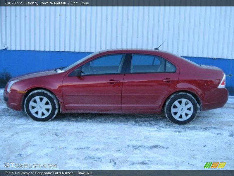 Redfire Metallic / Light Stone 2007 Ford Fusion S