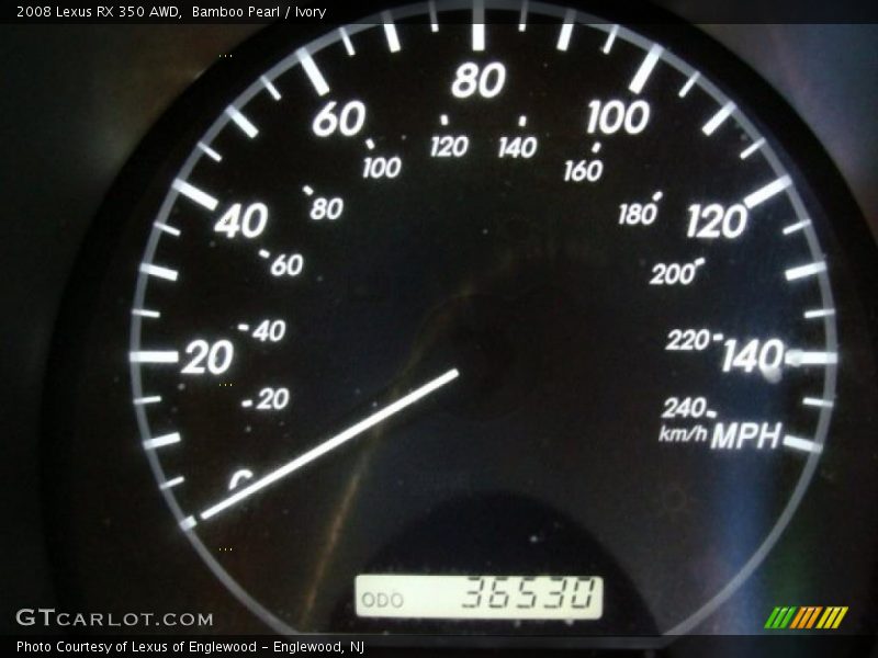 Bamboo Pearl / Ivory 2008 Lexus RX 350 AWD