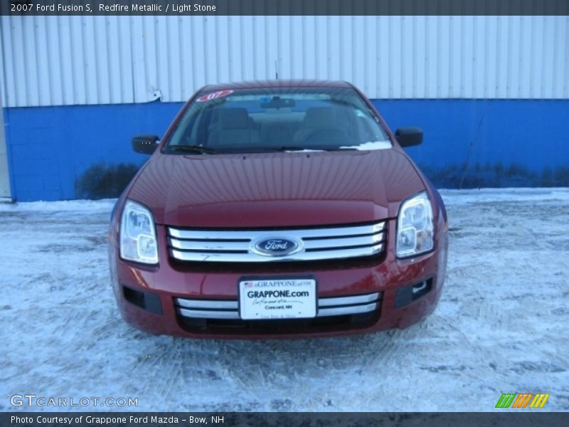 Redfire Metallic / Light Stone 2007 Ford Fusion S