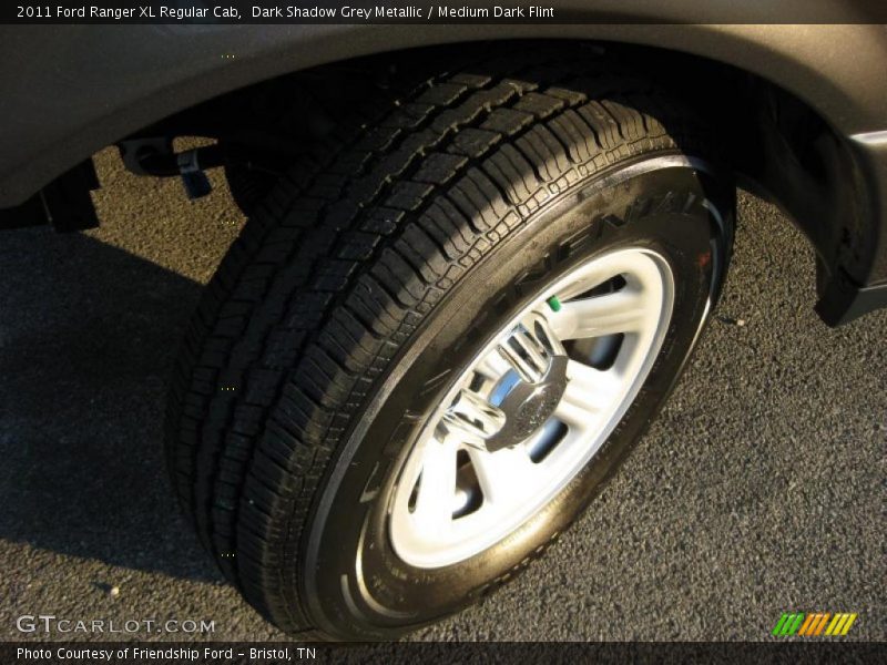 Dark Shadow Grey Metallic / Medium Dark Flint 2011 Ford Ranger XL Regular Cab
