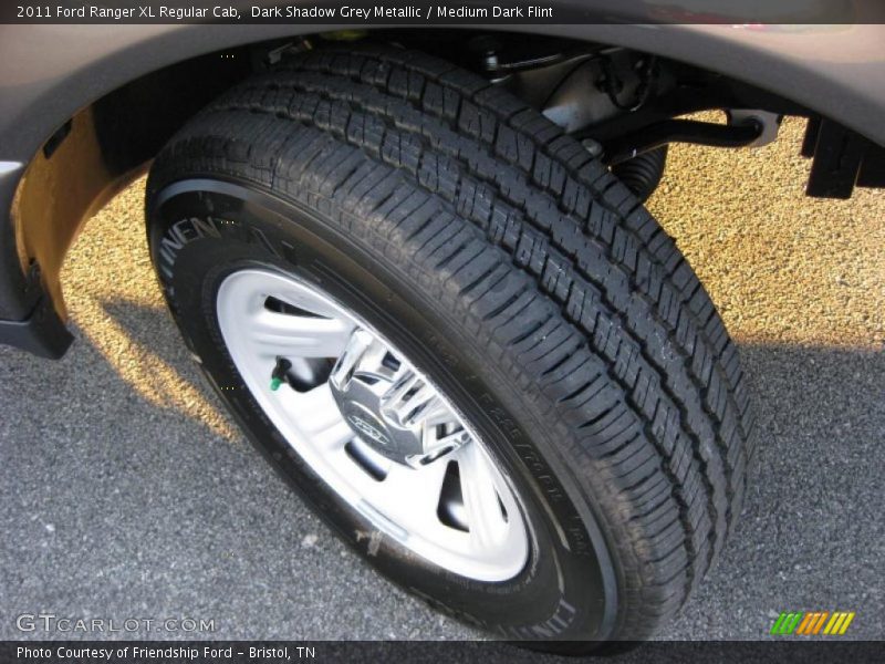 Dark Shadow Grey Metallic / Medium Dark Flint 2011 Ford Ranger XL Regular Cab
