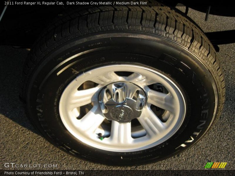 Dark Shadow Grey Metallic / Medium Dark Flint 2011 Ford Ranger XL Regular Cab