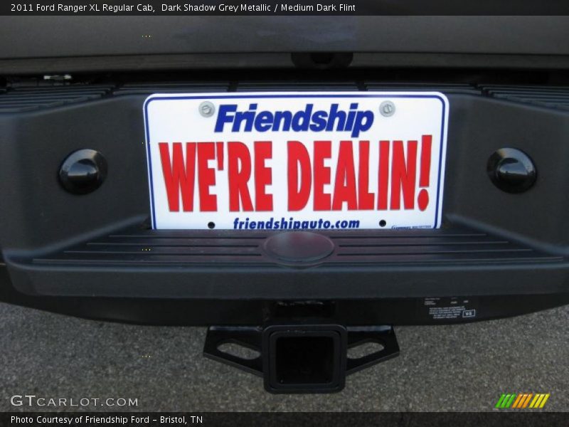Dark Shadow Grey Metallic / Medium Dark Flint 2011 Ford Ranger XL Regular Cab