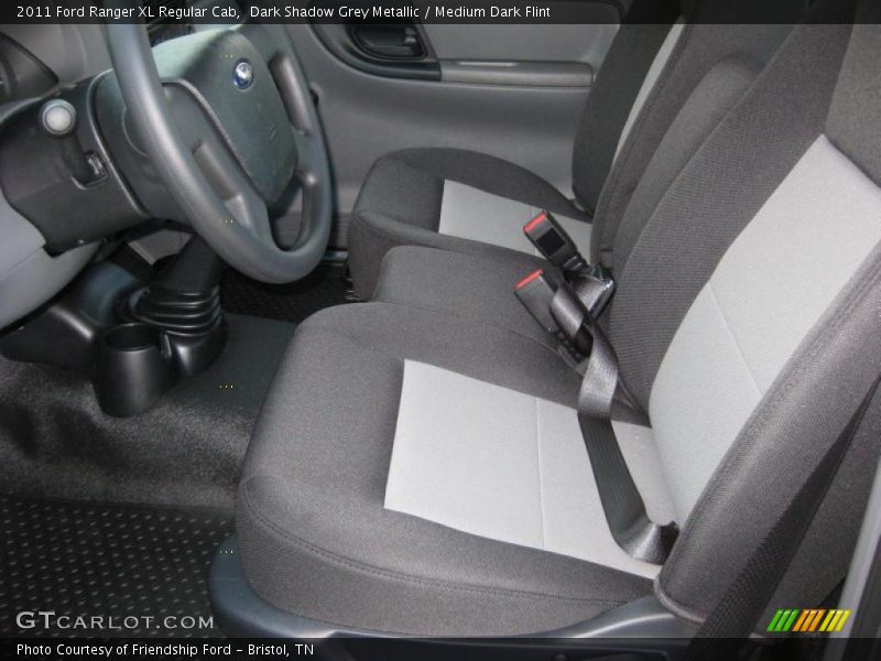Dark Shadow Grey Metallic / Medium Dark Flint 2011 Ford Ranger XL Regular Cab