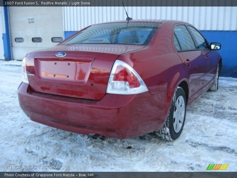 Redfire Metallic / Light Stone 2007 Ford Fusion S
