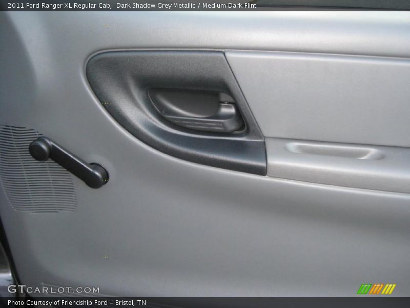 Dark Shadow Grey Metallic / Medium Dark Flint 2011 Ford Ranger XL Regular Cab