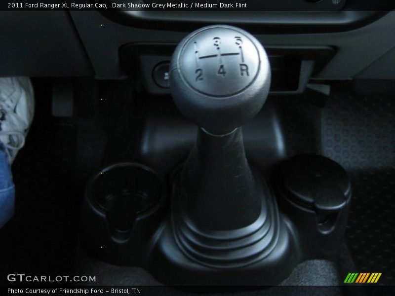 Dark Shadow Grey Metallic / Medium Dark Flint 2011 Ford Ranger XL Regular Cab