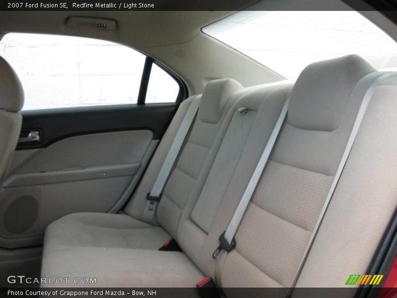 Redfire Metallic / Light Stone 2007 Ford Fusion SE