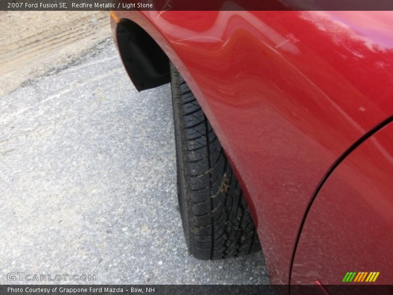 Redfire Metallic / Light Stone 2007 Ford Fusion SE