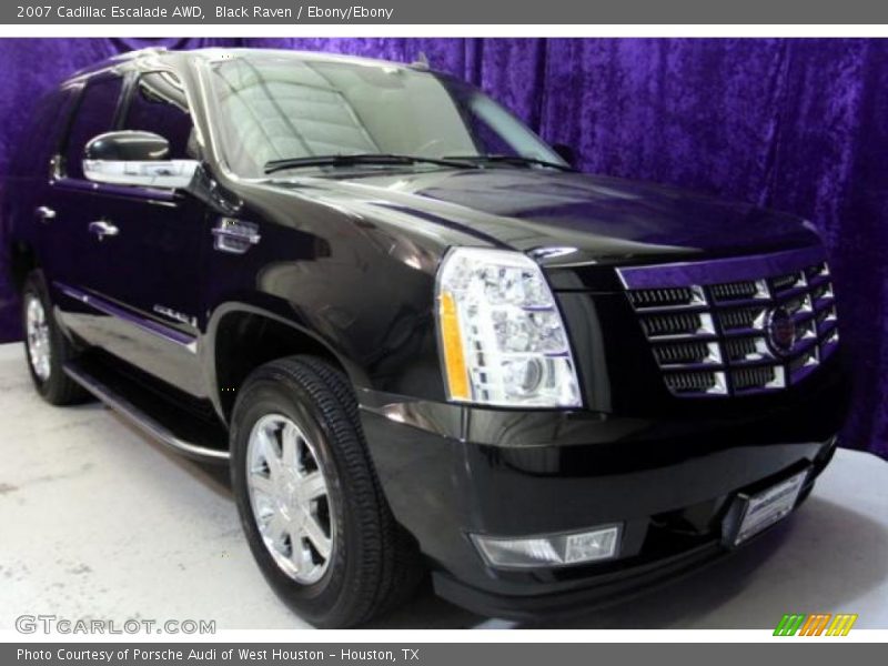 Black Raven / Ebony/Ebony 2007 Cadillac Escalade AWD