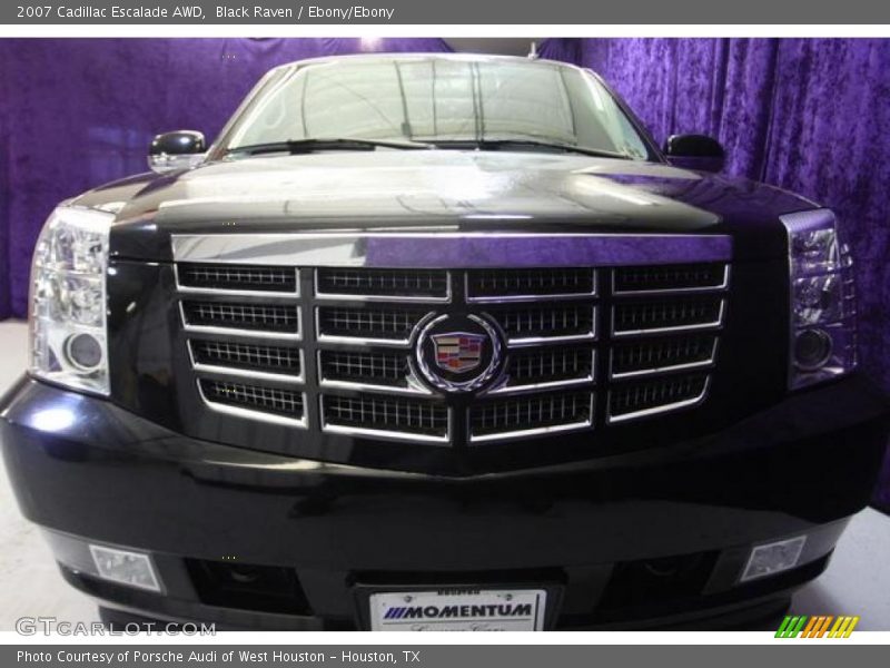 Black Raven / Ebony/Ebony 2007 Cadillac Escalade AWD