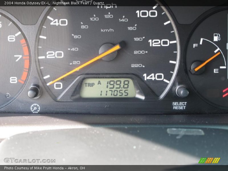 Nighthawk Black Pearl / Quartz 2004 Honda Odyssey EX-L