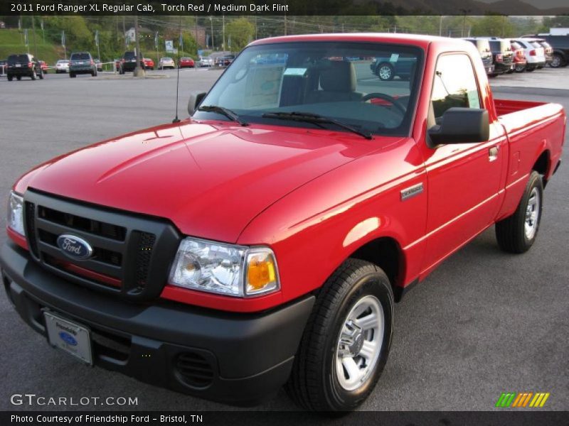 Torch Red / Medium Dark Flint 2011 Ford Ranger XL Regular Cab