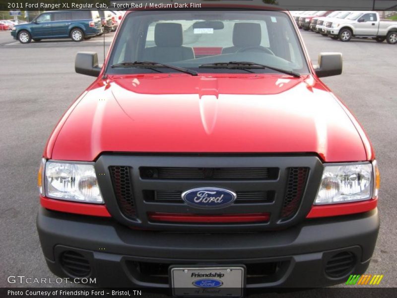 Torch Red / Medium Dark Flint 2011 Ford Ranger XL Regular Cab