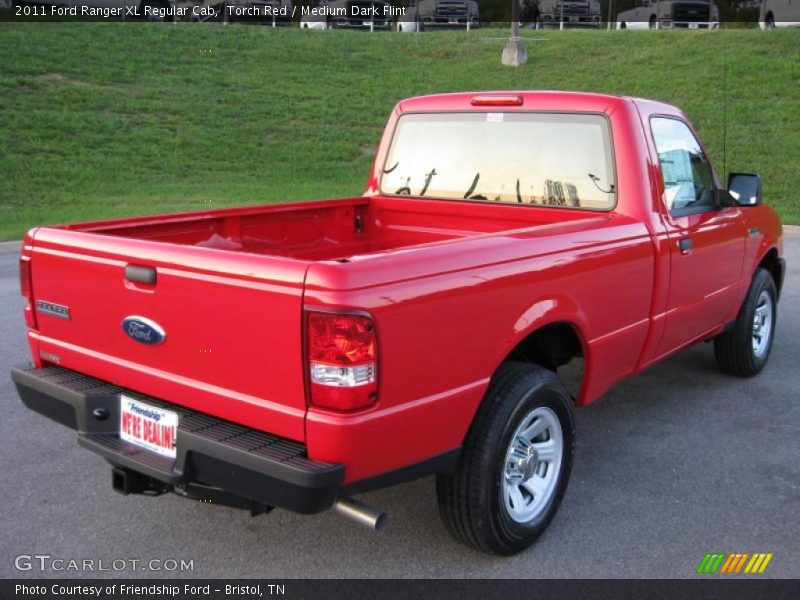 Torch Red / Medium Dark Flint 2011 Ford Ranger XL Regular Cab