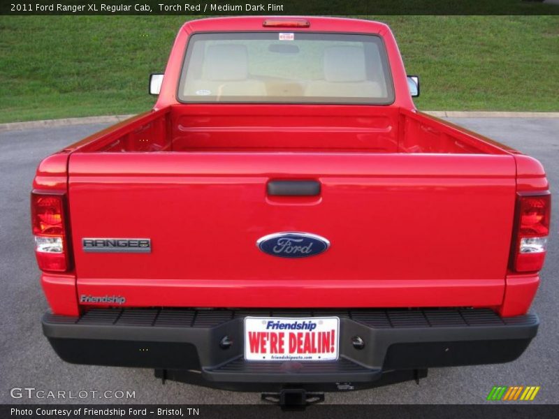 Torch Red / Medium Dark Flint 2011 Ford Ranger XL Regular Cab