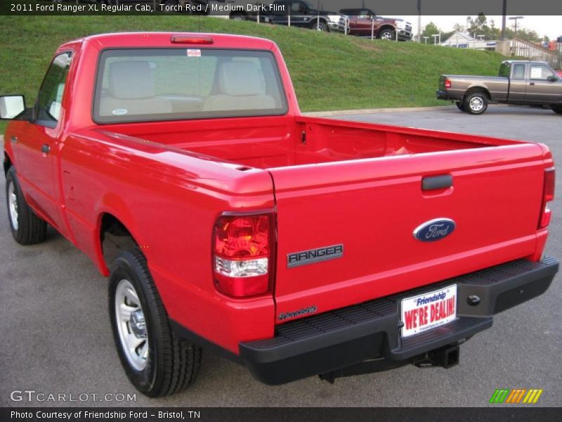 Torch Red / Medium Dark Flint 2011 Ford Ranger XL Regular Cab