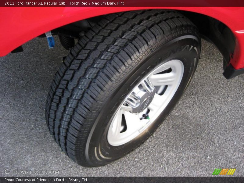 Torch Red / Medium Dark Flint 2011 Ford Ranger XL Regular Cab