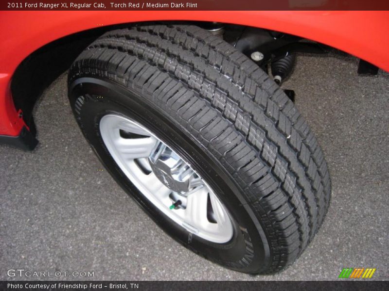 Torch Red / Medium Dark Flint 2011 Ford Ranger XL Regular Cab