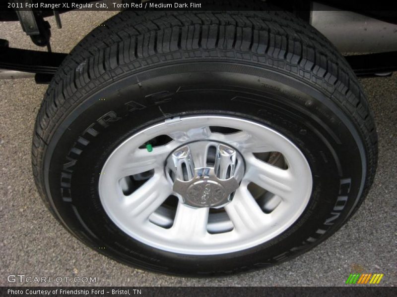 Torch Red / Medium Dark Flint 2011 Ford Ranger XL Regular Cab