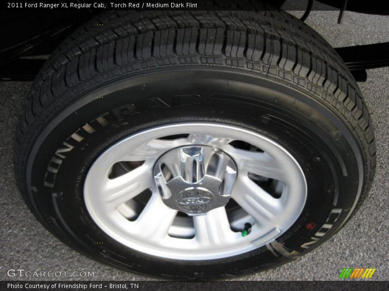 Torch Red / Medium Dark Flint 2011 Ford Ranger XL Regular Cab