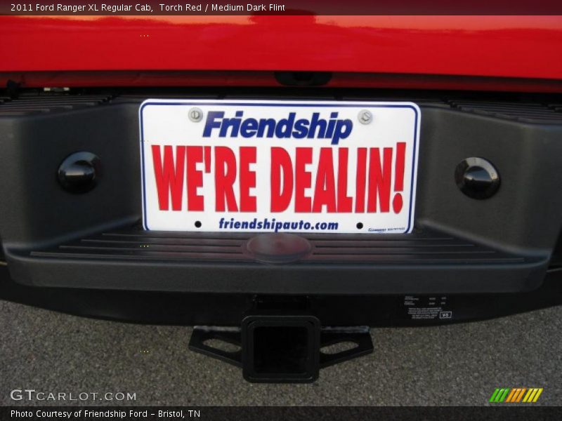 Torch Red / Medium Dark Flint 2011 Ford Ranger XL Regular Cab