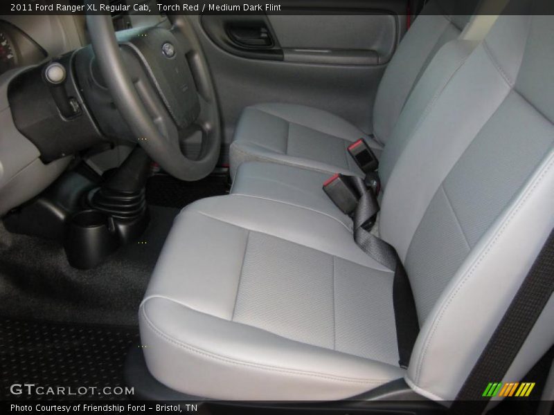 Torch Red / Medium Dark Flint 2011 Ford Ranger XL Regular Cab