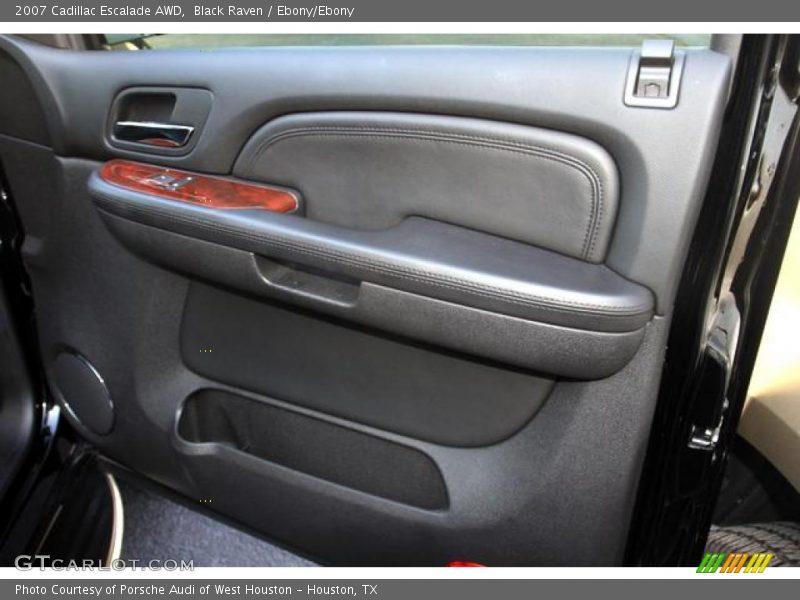 Black Raven / Ebony/Ebony 2007 Cadillac Escalade AWD