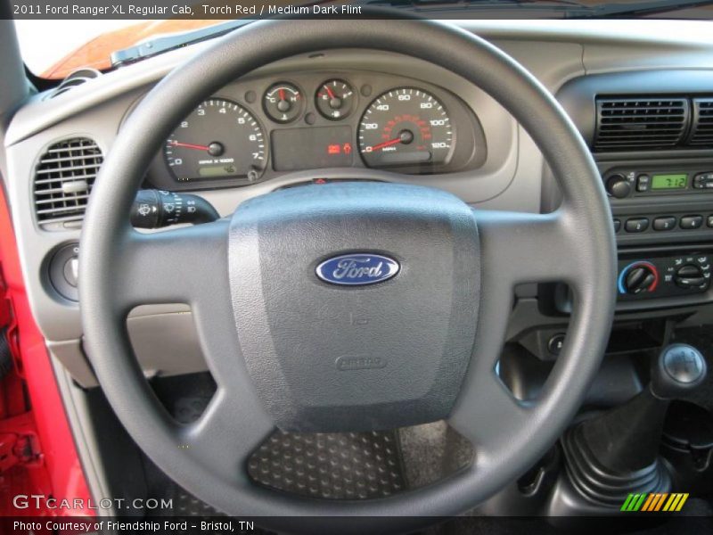 Torch Red / Medium Dark Flint 2011 Ford Ranger XL Regular Cab