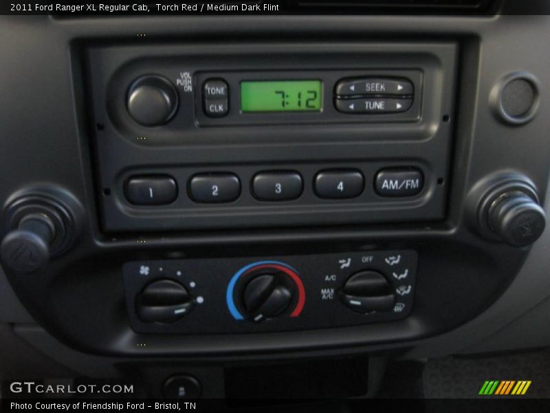 Torch Red / Medium Dark Flint 2011 Ford Ranger XL Regular Cab