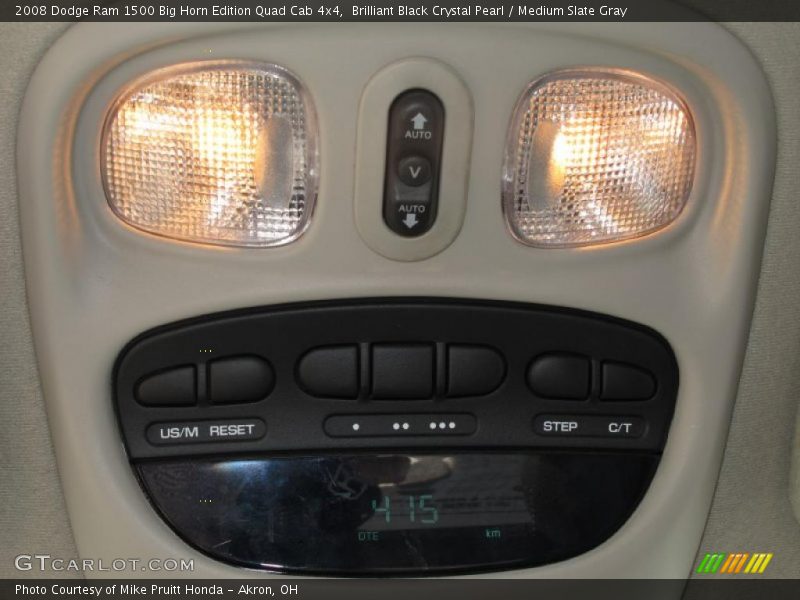 Brilliant Black Crystal Pearl / Medium Slate Gray 2008 Dodge Ram 1500 Big Horn Edition Quad Cab 4x4