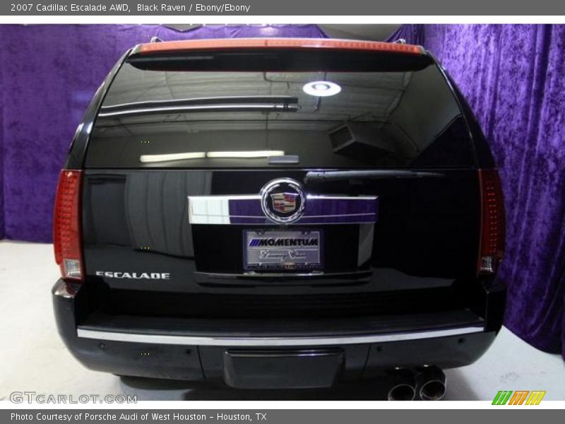 Black Raven / Ebony/Ebony 2007 Cadillac Escalade AWD