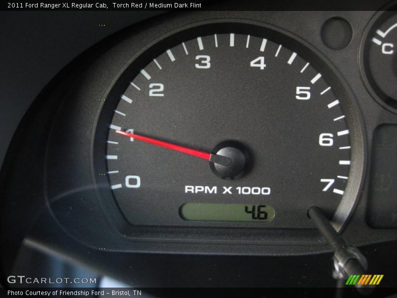 Torch Red / Medium Dark Flint 2011 Ford Ranger XL Regular Cab