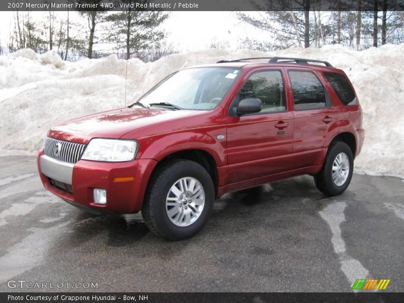 Vivid Red Metallic / Pebble 2007 Mercury Mariner Premier 4WD