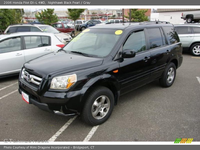 Nighthawk Black Pearl / Gray 2006 Honda Pilot EX-L 4WD